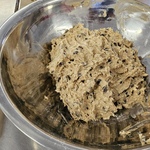 Cookie dough in bowl