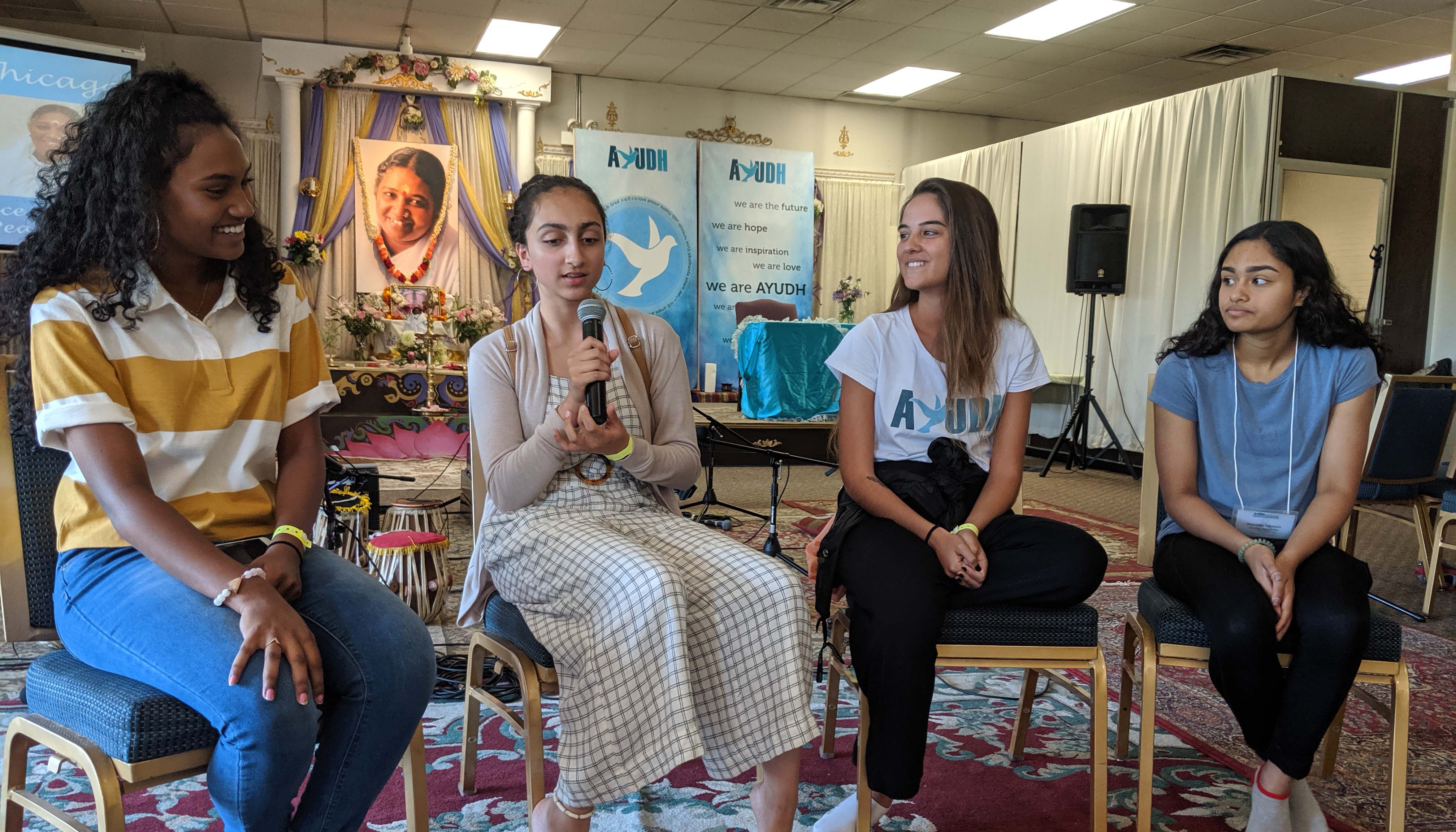 AYUDH Toronto leaders speaking at AYUDH Americas 2019 summit