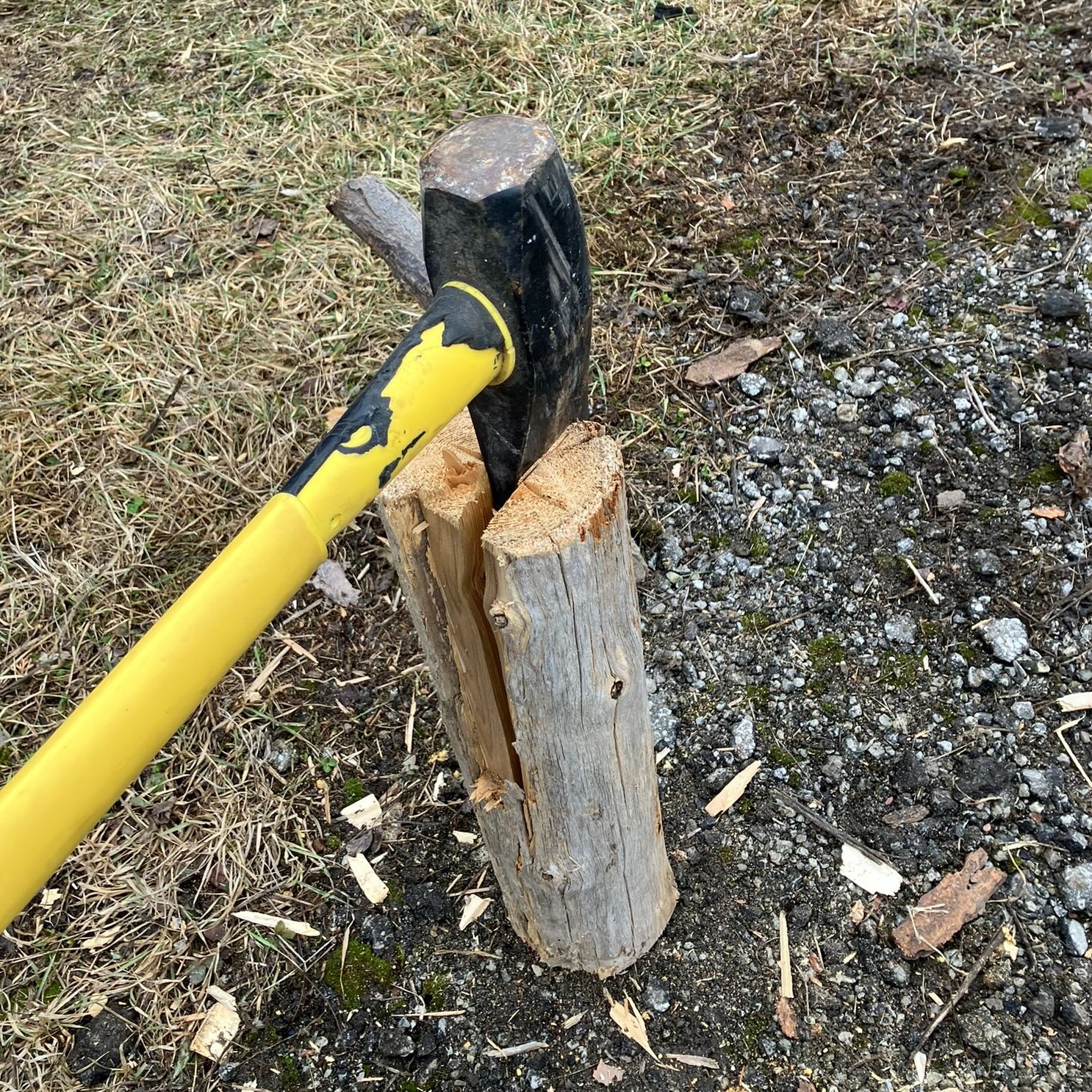 Chopping wood