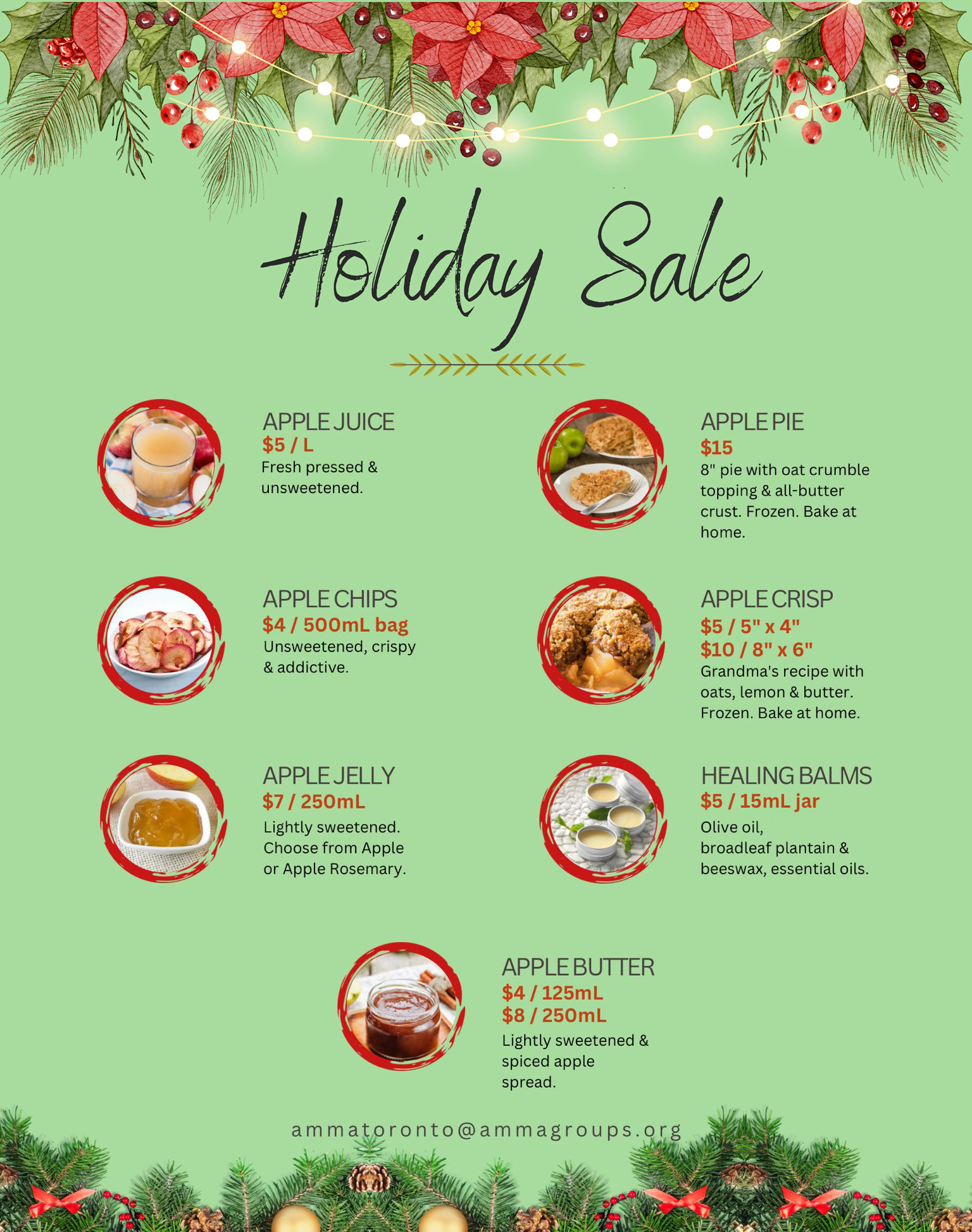 Farm Holiday Sale 2022 poster