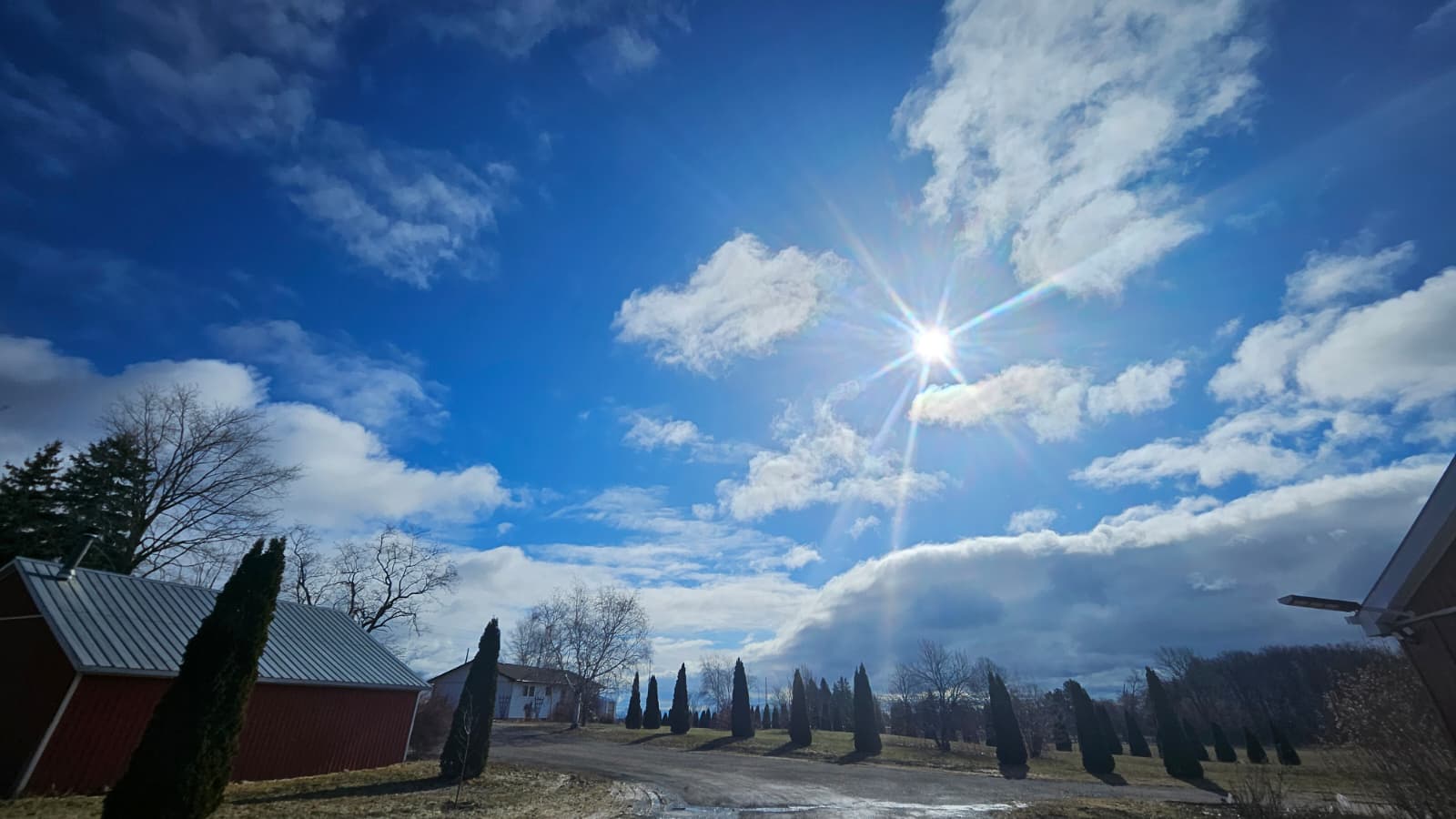 Sun over Amma Canada Farms